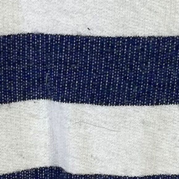 Anthropologie Lilka White/Blue/Grey Striped Tunic Sz S - Picture 8 of 8